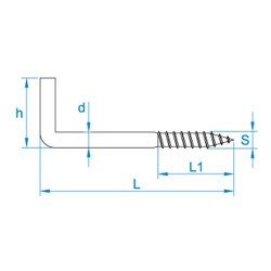 SCHROEFDUIM 60X20X4,4MM ELVZ 100STKS