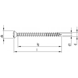 5X50Vd Pz Rvs - 200 stuks