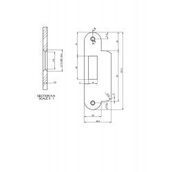 nemef-sluitplaat-P64947U-technischetekening