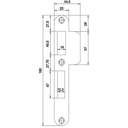 Nemef Sluitplaat P4920/12 D2