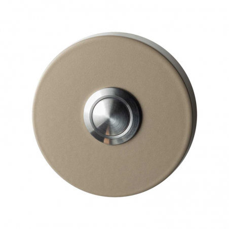 Beldrukker Rond 50x8 Mm Met Rvs Button Champagne Blend Kopen Mij