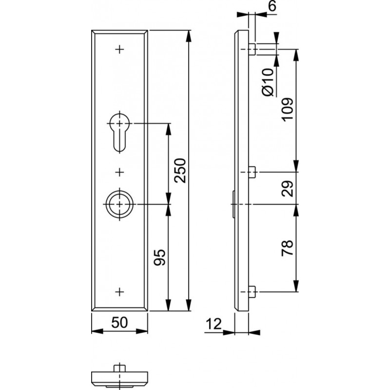 Hoppe Comf Sch 2235S - PC72 - 29mm - F1 - SKG***