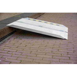 Opvouwbare Aluminium Oprijplaat - 6 tot 11 cm - Lengte 60cm - Oprijlengte 72cm