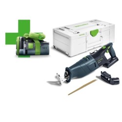 Festool Reciprozaag RSC 18 Eb-Basic 5.0 - 18V Accu - In Systainer