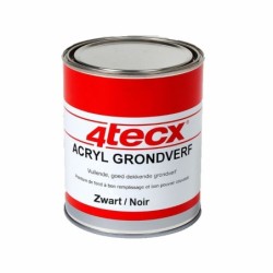 4tecx Grondverf Acryl - Zwart - 2