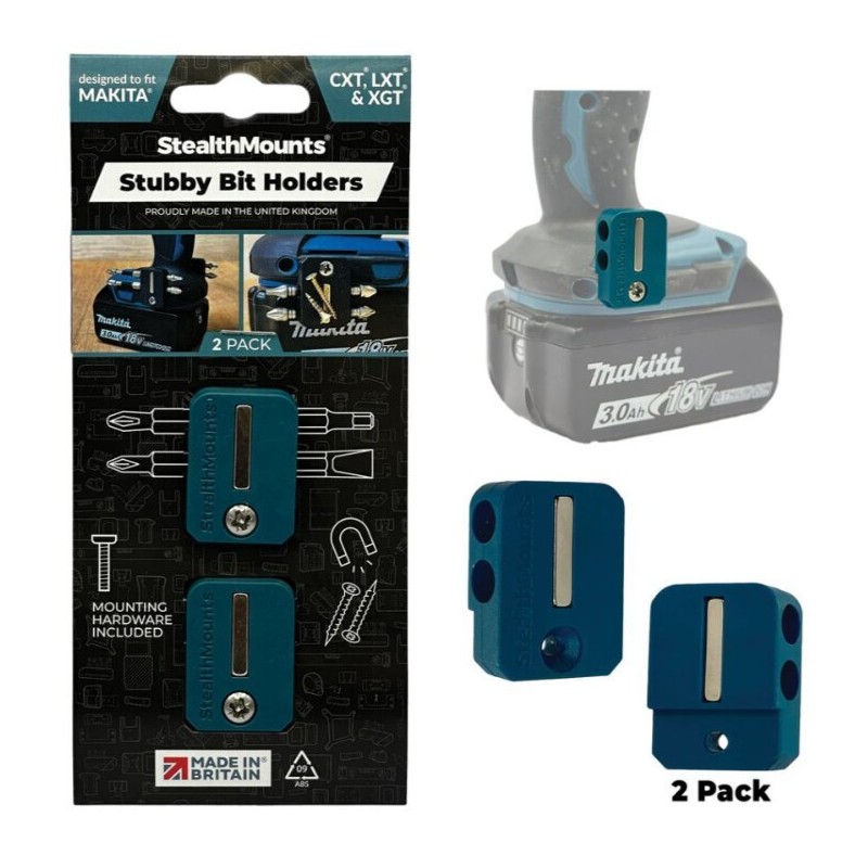 Stealthmounts Stubby Bitclip Voor Makita - 2 Stuks