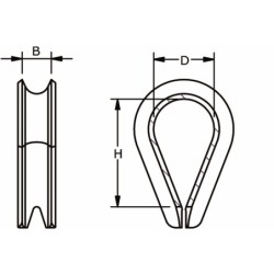 5-3mm Breed Verzinkt