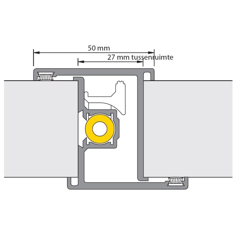 Deurnaald P2 Dd40 220cm T24X235 (2400)